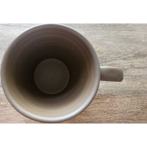 2007 Starbucks Latte Brown & Cream Ceramic Coffee Cup Tea Mug | 9oz - Picture 3 of 4